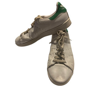 Adidas Stan Smith White Green Womens Athletic Tennis Shoes 9.5